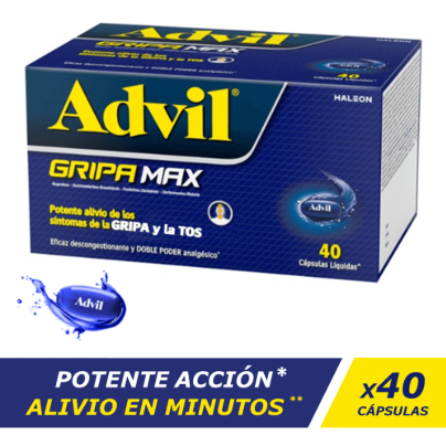 ADVIL GRIPA MAX CAJA X 40 CAPSULAS (HALEON)