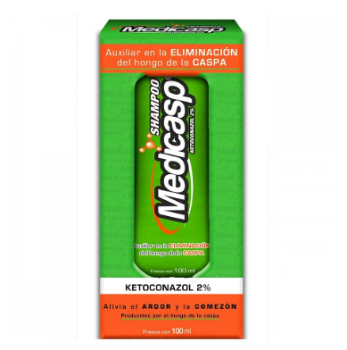 SHAMPOO MEDICASP 2% X 100 ML (GENOMMA)