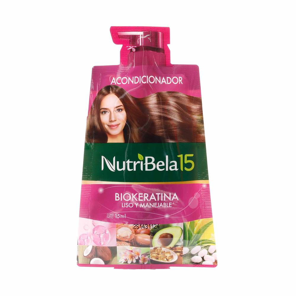 ACONDICIONADOR NUTRIBELA BIOKERATINA SOBRE X  15ML