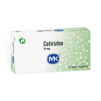 CETIRIZINA - CAJA X 10 TABLETAS (MK)