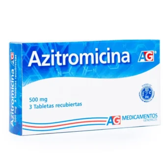 AZITROMICINA 500MG- CAJA X 3 TABLETAS (AG)