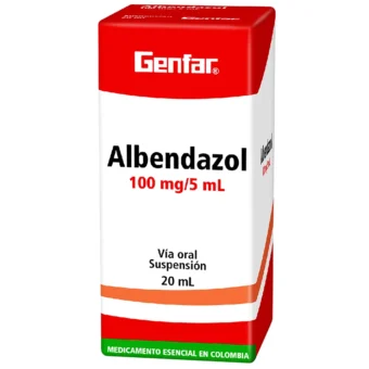 ALBENDAZOL 100MG/5ML - FRASCO X 20ML (GENFAR)