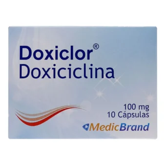 DOXICICLINA 100MG - CAJA X 30 CAPSULAS (MEDIC BRAND)