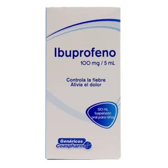 IBUPROFENO JARABE 100MG/5ML - FRASCO X 100ML (COASPHARMA)