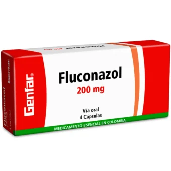 FLUCONAZOL 200MG - CAJA X 4 CAPSULAS (GENFAR)