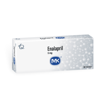 ENALAPRIL 5MG - CAJA X 50 TABLETAS (MK)