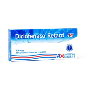 DICLOFENACO RETARD 100MG - CAJA X 20 CAPSULAS (AG)