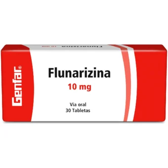 FLUNARIZINA 10 MG - CAJA X 30 TABLETAS (GENFAR)