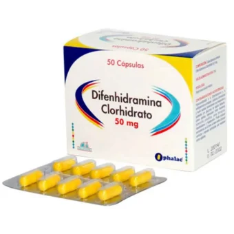 DIFENHIDRAMINA CLORHIDRATO 50MG - BLISTER X 10 CAPSULAS (OPHALAC)