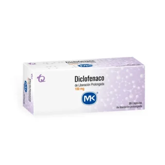 DICLOFENACO LIBERACION PROLONGADA 100 MG - CAJA X 20 CAPSULAS (MK)