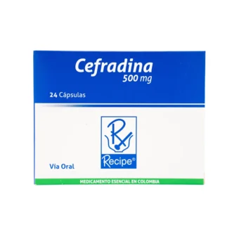 CEFRADINA 500MG - CAJA X 24 CAP (RECIPE)