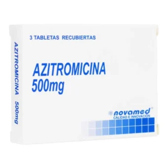 AZITROMICINA 500MG- CAJA X 3 TAB (NOVAMED)