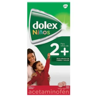 DOLEX  PEDIATRICO 2+ - BLISTER X 10 TABLETAS MASTICABLES