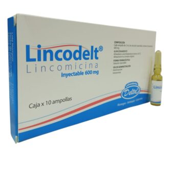 LINCOMICINA 600MG - SOLUCION INYECTABLE - X 1 AMPOLLAS (LINCODELT)