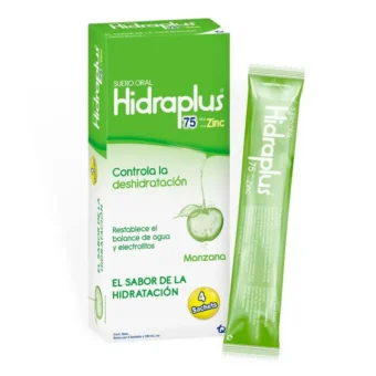 HIDRAPLUS 75 ZINC MANZANA 100 ML - X 4 SACHETS