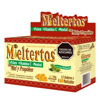 MIELTERTOS  PASTILLAS MASTICABLES - X 1  SOBRE