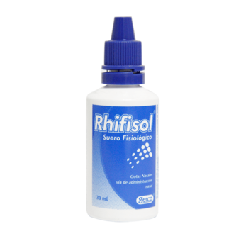 SUERO FISIOLOGICO RHIFISOL 0,9% GOTAS NASALES - FRASCO X 30ML