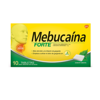 MEBUCAINA FORTE - CAJA X 10 TABLETAS