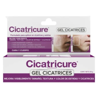 CICATRICURE GEL - FACIAL Y CORPORAL - CICATRICES Y ESTRIAS - TUBO X 30GR