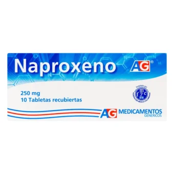 NAPROXENO 250MG - CAJA X 10 TABLETAS (AG)