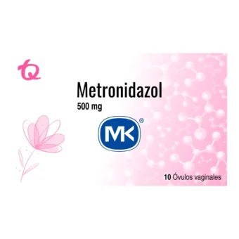 METRONIDAZOL OVULOS 500MG - CAJA X 10 CAPSULAS (MK)