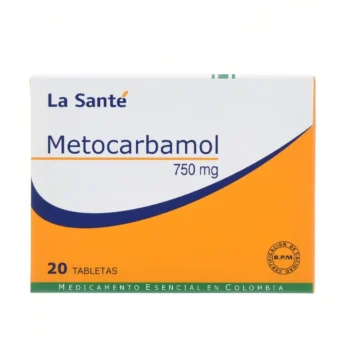 METOCARBAMOL 750MG - CAJA X 20 TABLETAS (LA SANTE)