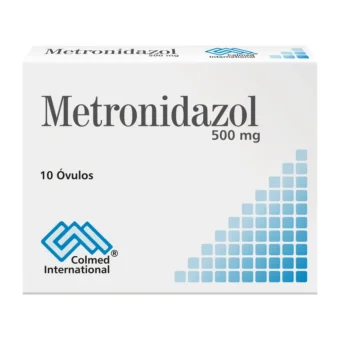 METRONIDAZOL OVULOS 500MG - CAJA X 10 CAPSULAS (COLMED)