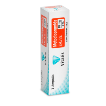 METOCLOPRAMIDA 10MG/2ML - SOLUCION INYECTABLE - CAJA X 1 AMPOLLA (VITALES)