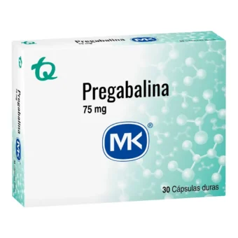 PREGABALINA 75MG - CAJA X 30 CAPSULAS (MK)