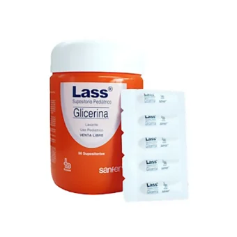 SUPOSITORIO PEDIATRICO LASS GLICERINA - BLISTER X 5 UNIDADES