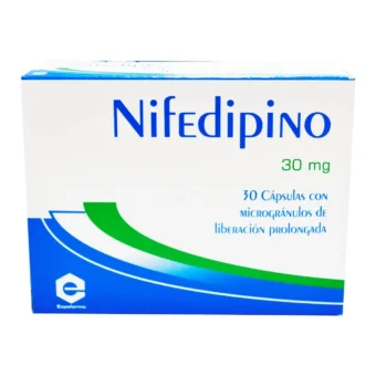 NIFEDIPINO 30MG - CAJA X 30 CAPSULAS (EXPOFARMA)