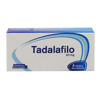 TADALAFILO 20MG - CAJA X 4 TABLETAS (COASPHARMA)