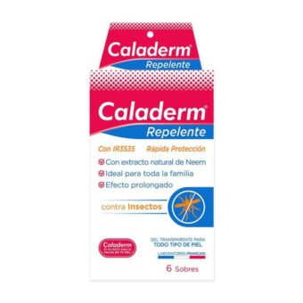 CALADERM - REPELENTE - CAJA X 6 SOBRES