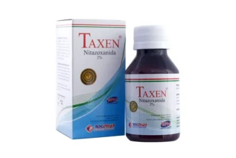 TAXEN - NITAZOXADINA JARABE 2% - FRASCO X 90ML