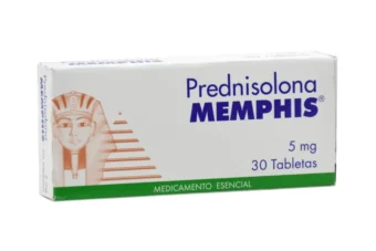 PREDNISOLONA 5MG - CAJA X 10 TABLETAS (MEMPHIS)