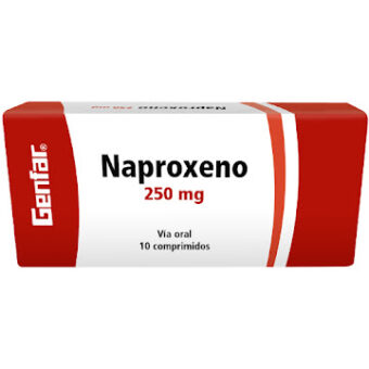 NAPROXENO 250MG - CAJA X 10 COMPRIMIDOS (GENFAR)