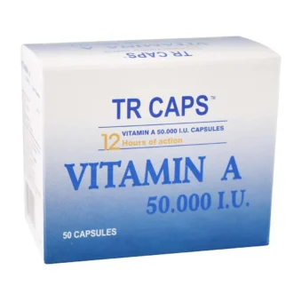 VITAMINA A 50.000 U.I - CAJA X 50 CAPSULAS (NOVAMED)