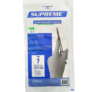 GUANTE QUIRURGICO LATEX TALLA 7 (SUPREME)