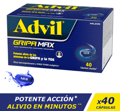 ADVIL GRIPA MAX CAJA X 40 CAP (HALEON)