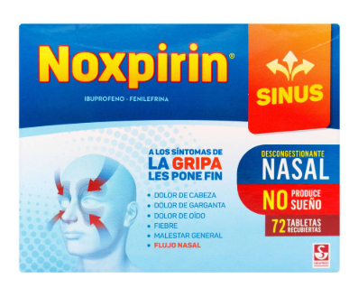 NOXPIRIN SINUS CAJA X 72 TAB